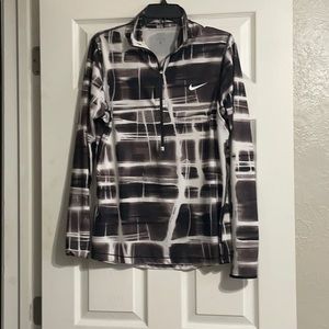 3/4 zip, light weight Nike Pro athletic pullover.